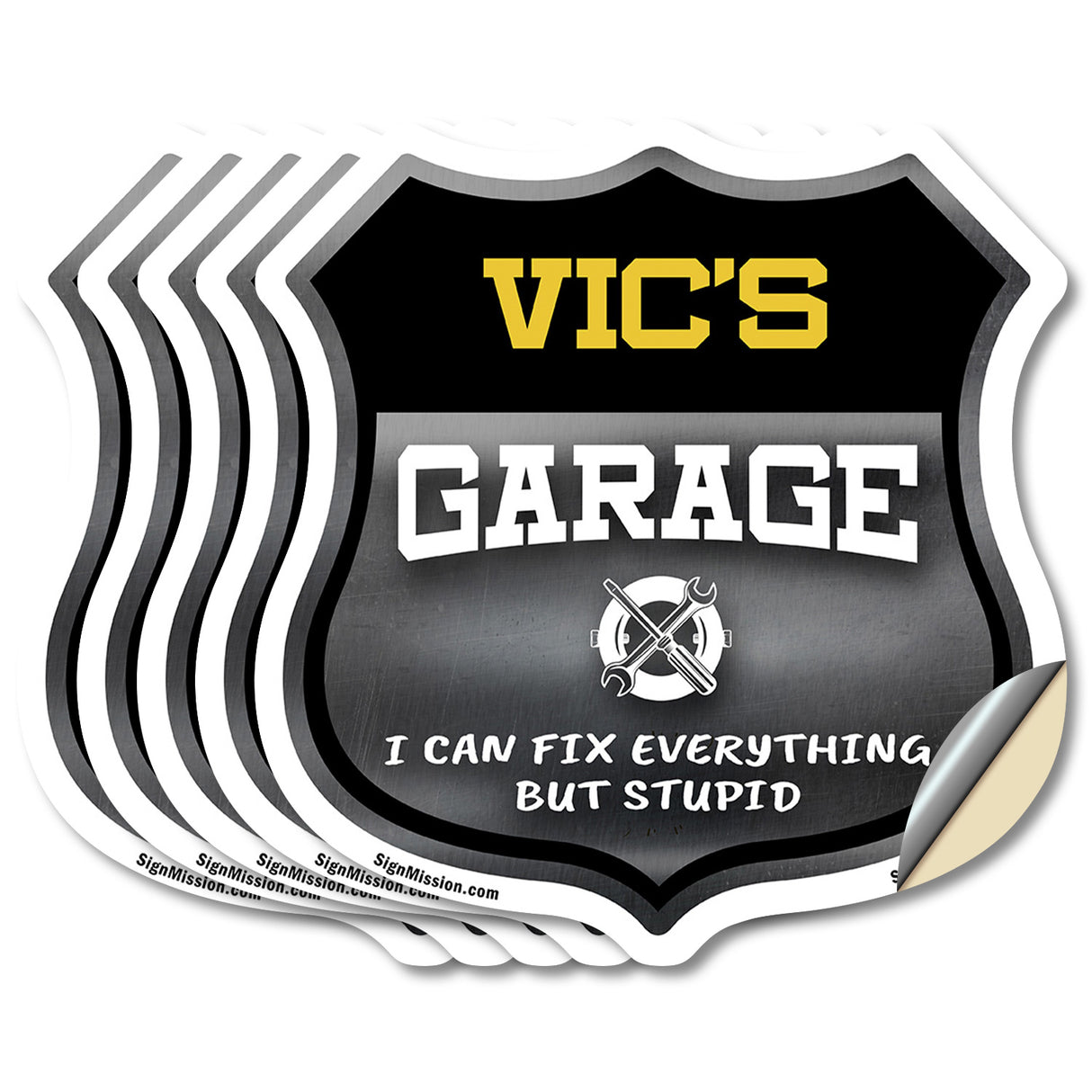 Vic's Garage I Can Fix Everything But Stupid