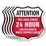 Attention This Area Under 24 Hour Live Recorded Video Surveillance