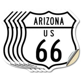 Arizona Route Marker Shield Sign Us 66