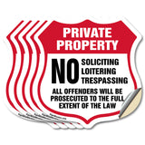 Private Property No Soliciting Loitering Trespassing All Offenders Will Be Prosecuted To The Full Extent Of The Law