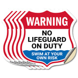 Warning No Lifeguard On Duty