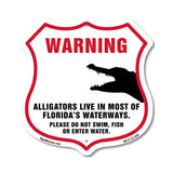 Alligator Warning Warning Alligators Live In Most Of Florida's Waterways. Please Do Not Swim Fish Or Enter Water