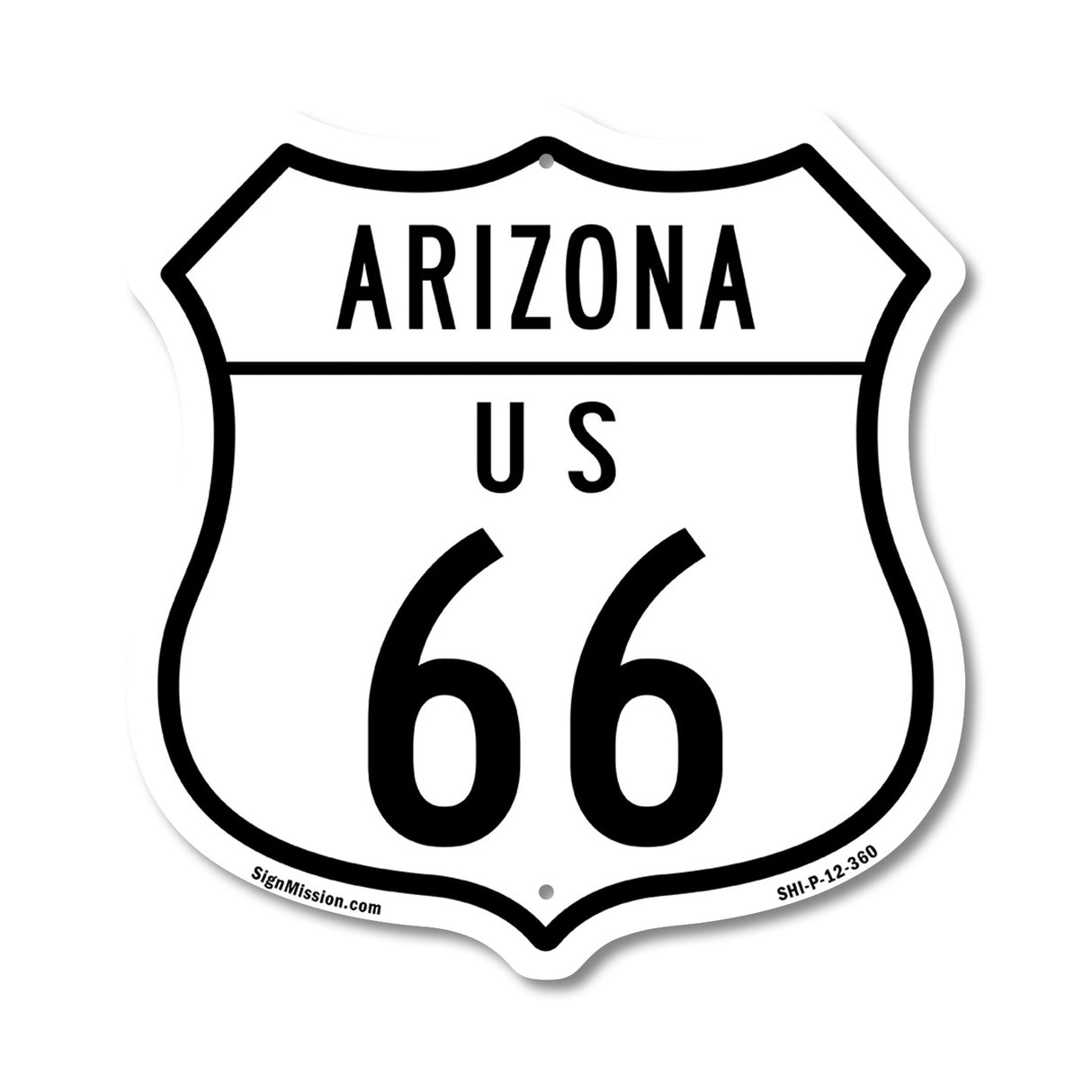 Arizona Route Marker Shield Sign Us 66