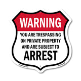 No Trespassing Warning You Are Trespassing On Private Property And Are Subject To Arrest