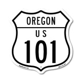 Oregon Route Marker Shield Sign Us 101