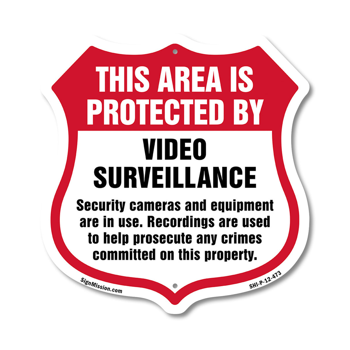 Video Surveillance This Area Is Protected By Video Surveillance Security Cameras And Equipment Are In Use