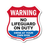 Warning No Lifeguard On Duty