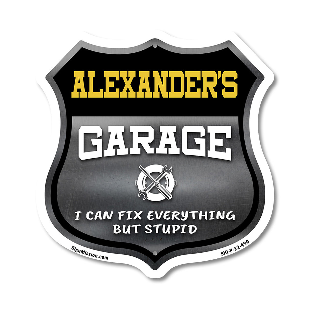 Alexander's Garage I Can Fix Everything But Stupid