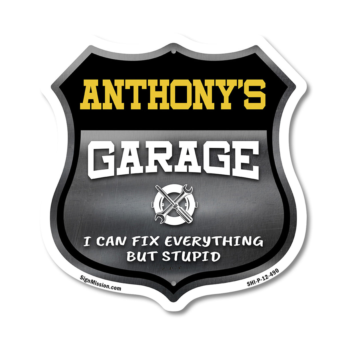 Anthony's Garage I Can Fix Everything But Stupid