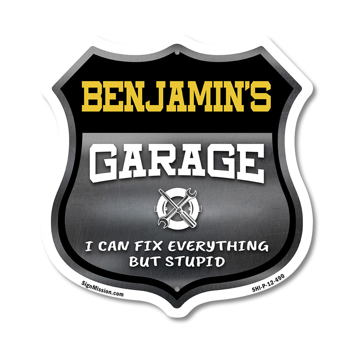 Benjamin's Garage I Can Fix Everything But Stupid