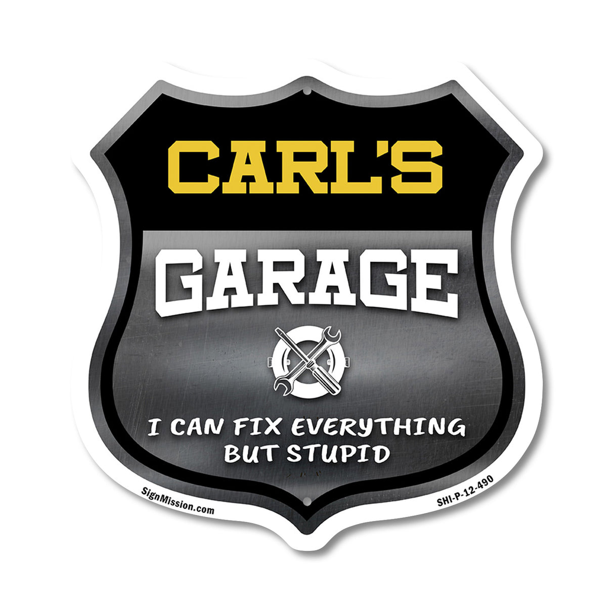 Carl's Garage I Can Fix Everything But Stupid