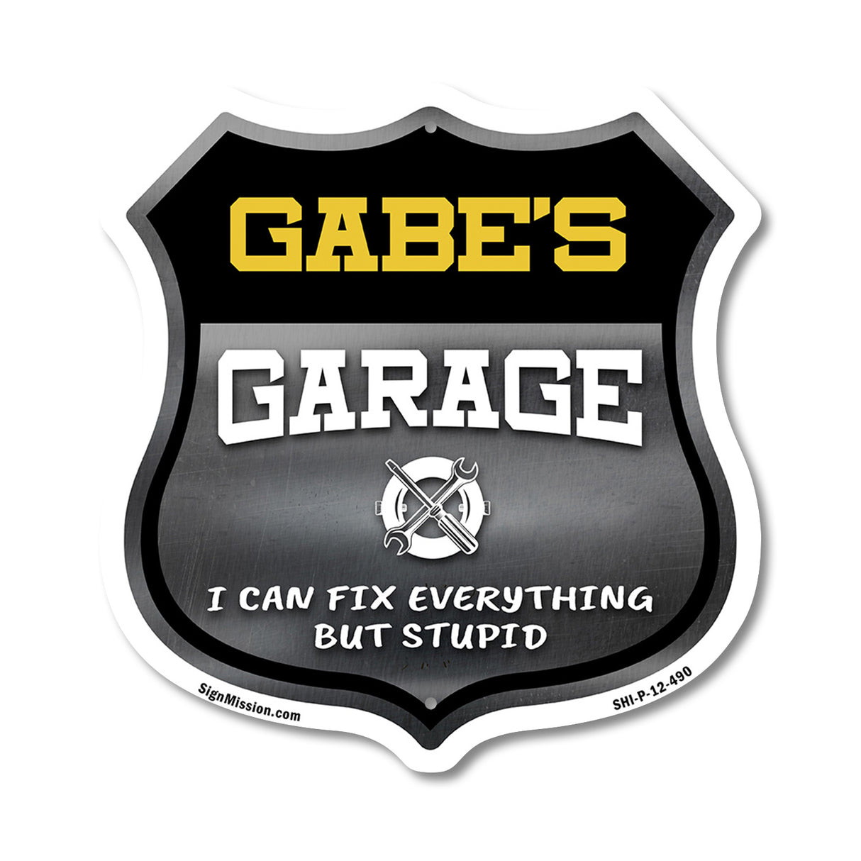 Gabe's Garage I Can Fix Everything But Stupid
