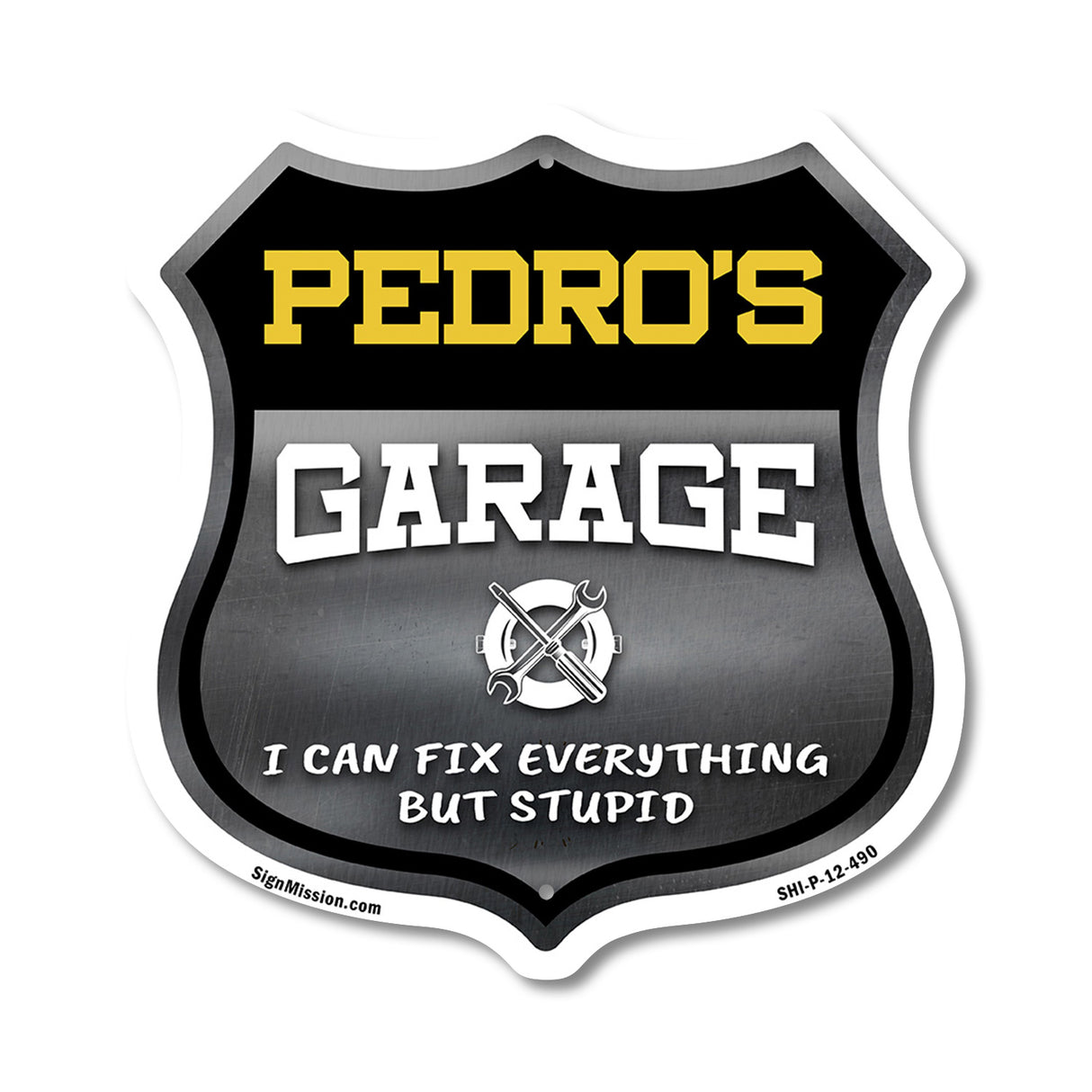 Pedro's Garage I Can Fix Everything But Stupid
