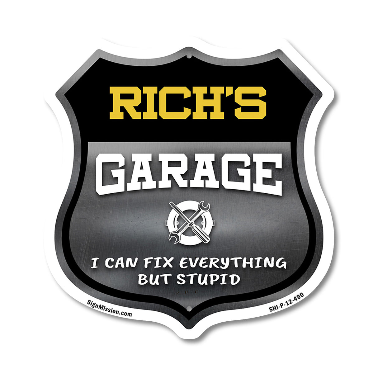 Rich's Garage I Can Fix Everything But Stupid