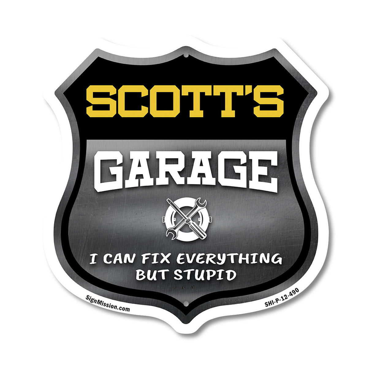 Scott's Garage I Can Fix Everything But Stupid