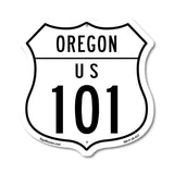 Oregon Route Marker Shield Sign Us 101