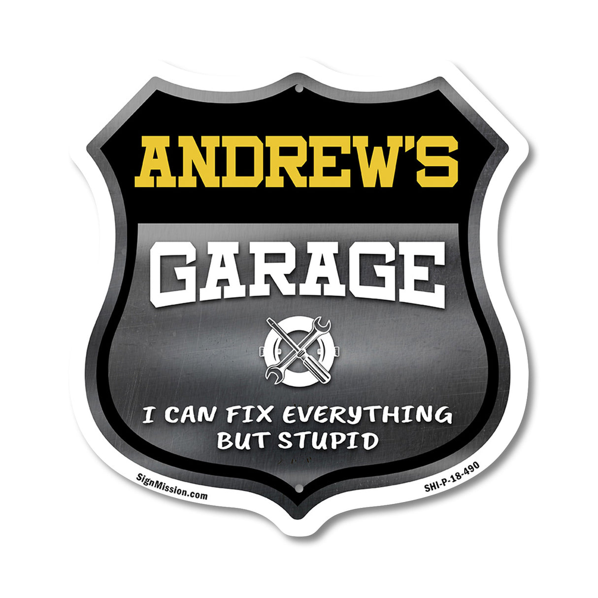 Andrew's Garage I Can Fix Everything But Stupid