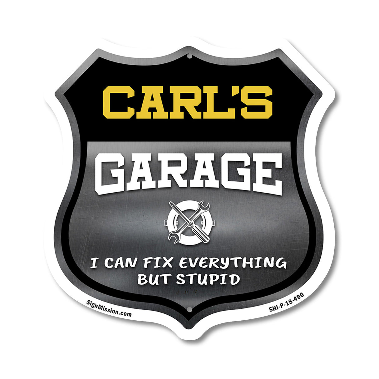 Carl's Garage I Can Fix Everything But Stupid