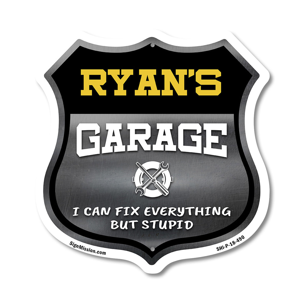 Ryan's Garage I Can Fix Everything But Stupid
