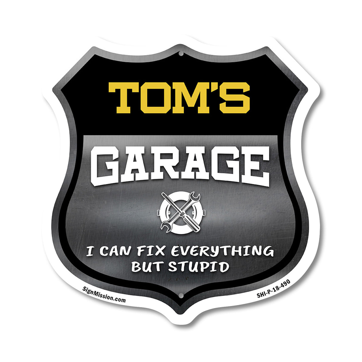 Tom's Garage I Can Fix Everything But Stupid