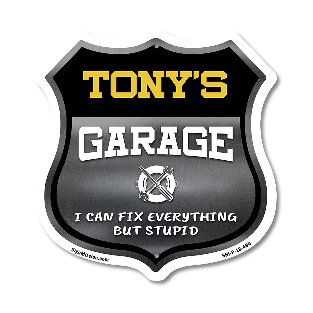 Tony's Garage I Can Fix Everything But Stupid