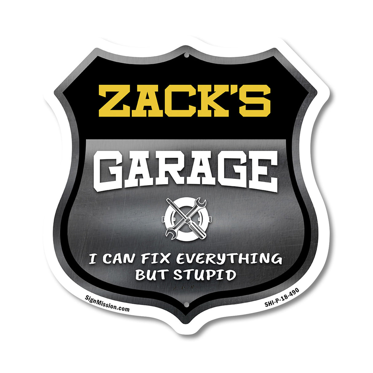 Zack's Garage I Can Fix Everything But Stupid