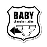 Baby Changing Station Left Arrow