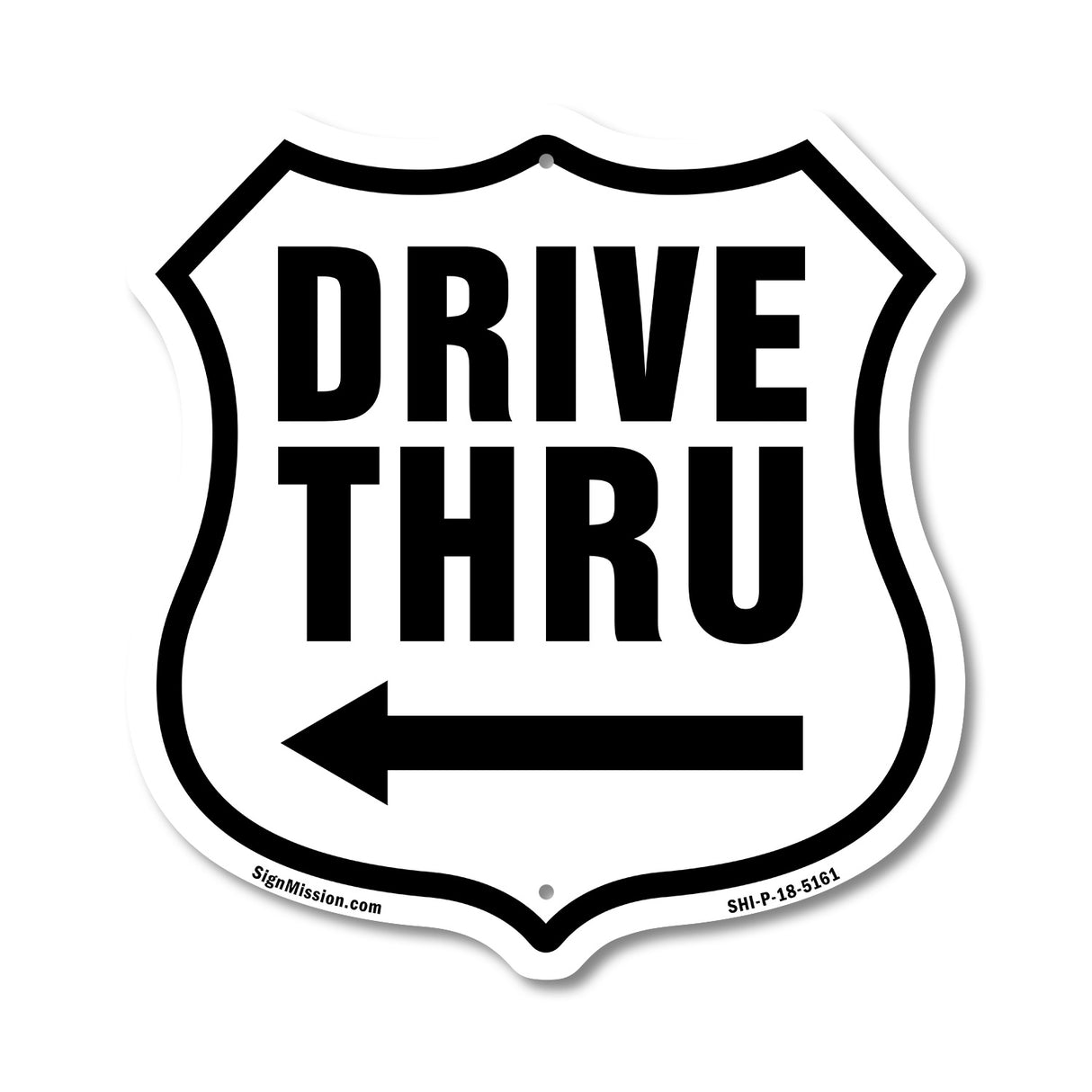Drive Thru Left Arrow
