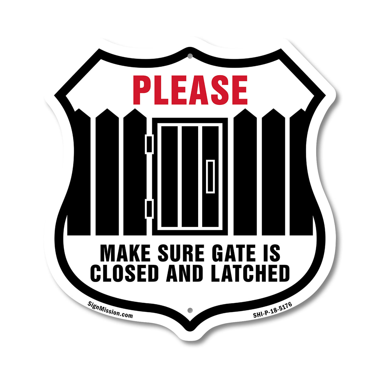 Please Make Sure Gate Is Closed And Latched