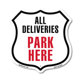 All Deliveries Park Here