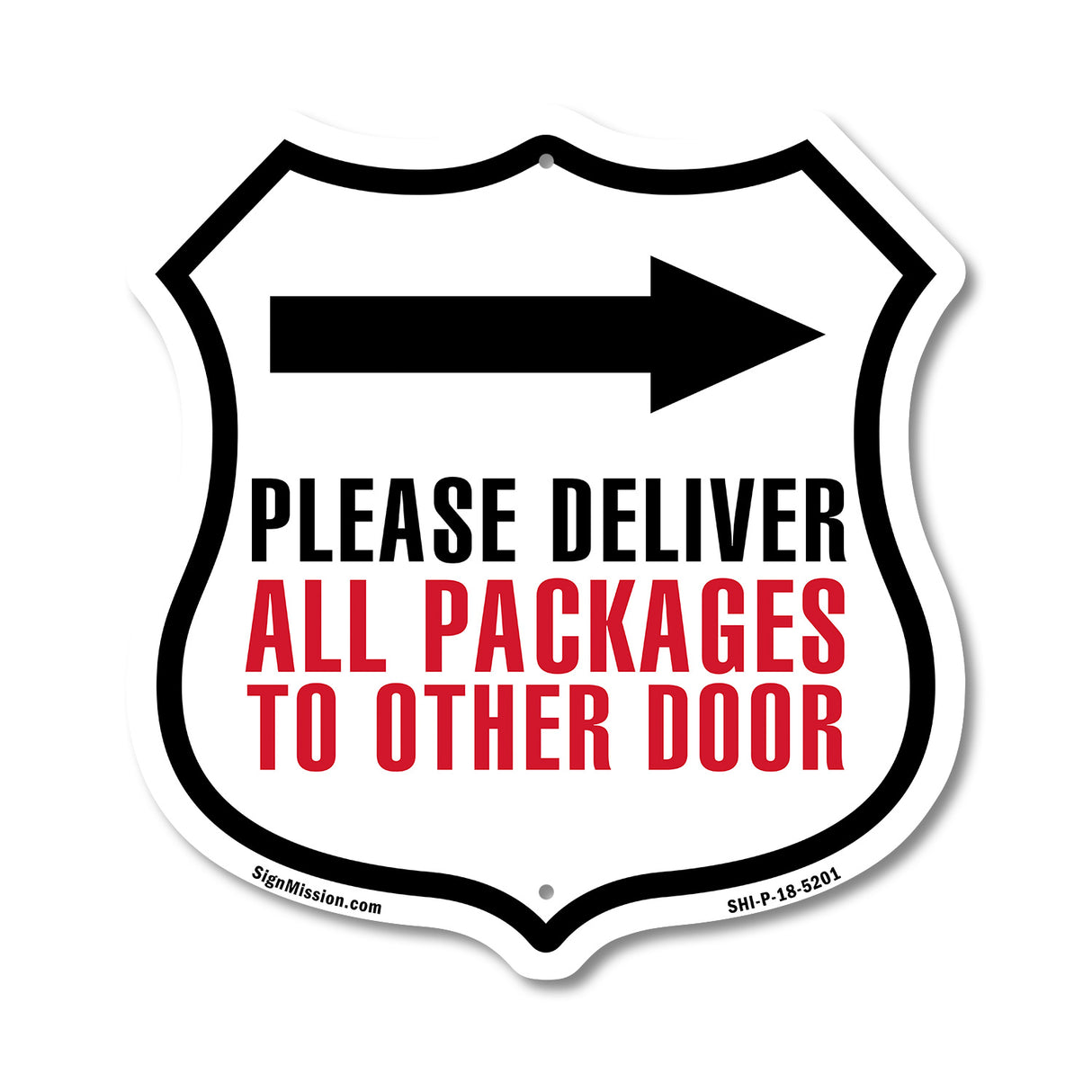 Please Deliver All Packages To Other Door Right