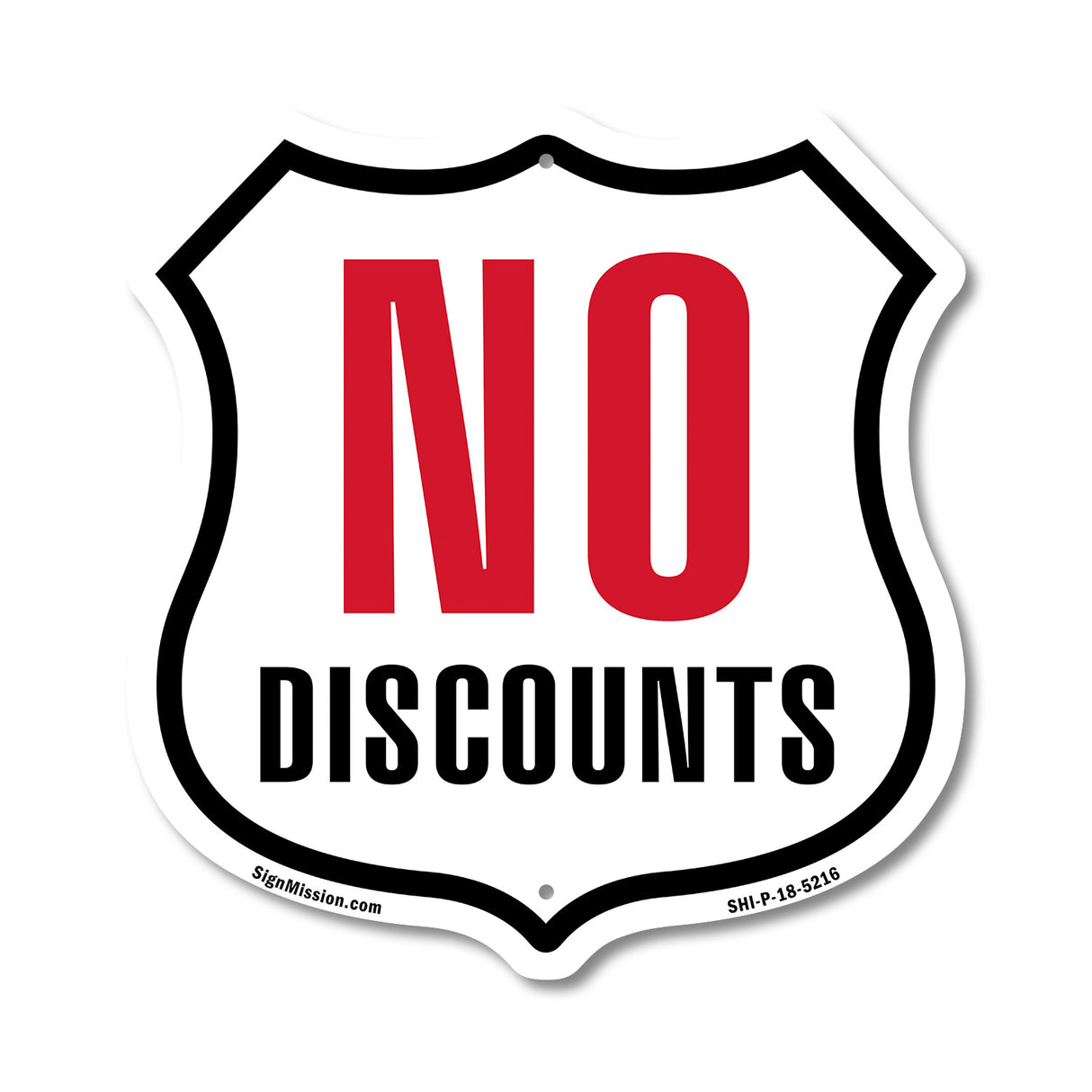 No Discounts