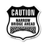 Caution Narrow Bridge Ahead