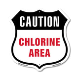 Caution Chlorine Area