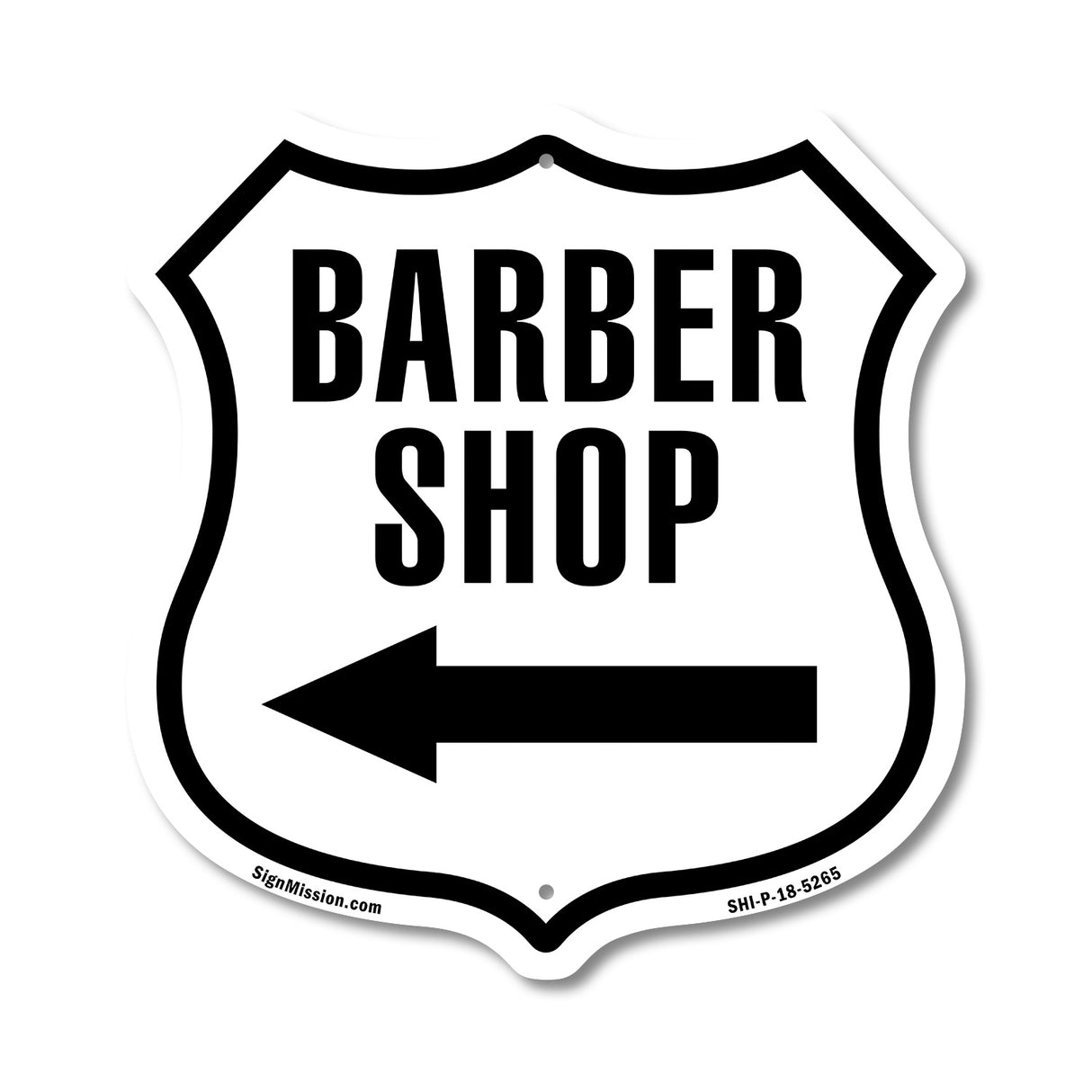 Barber Shop Left Arrow