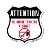 Attention No Horse Trailers Allowed