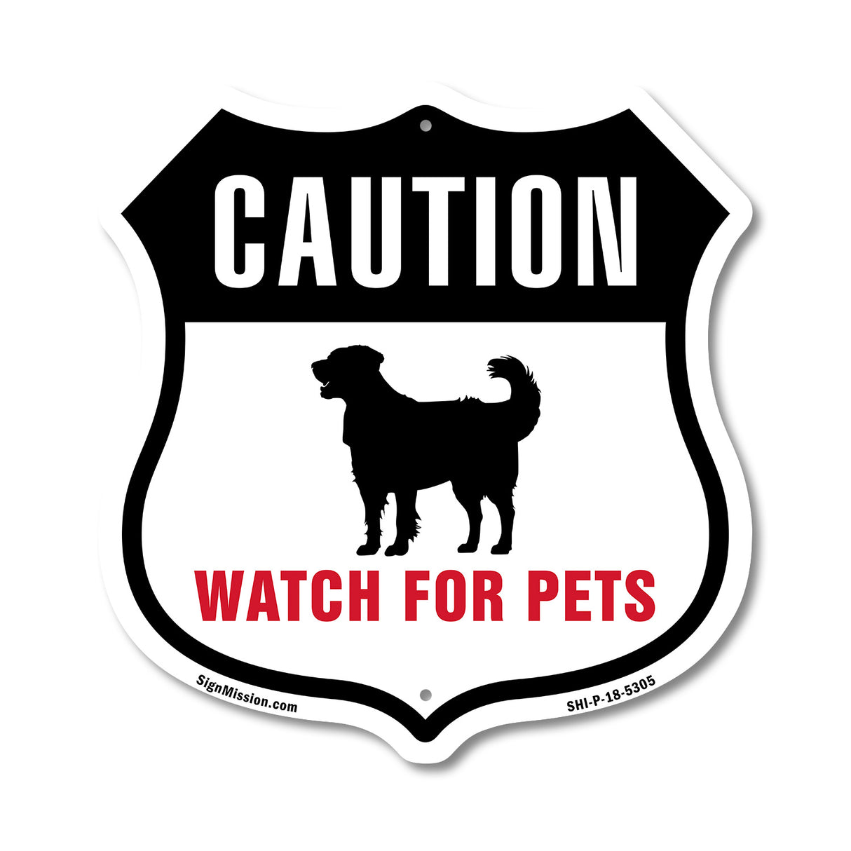 Caution Watch for Pets