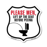 Please Men Lift Up The Seat Before Peeing