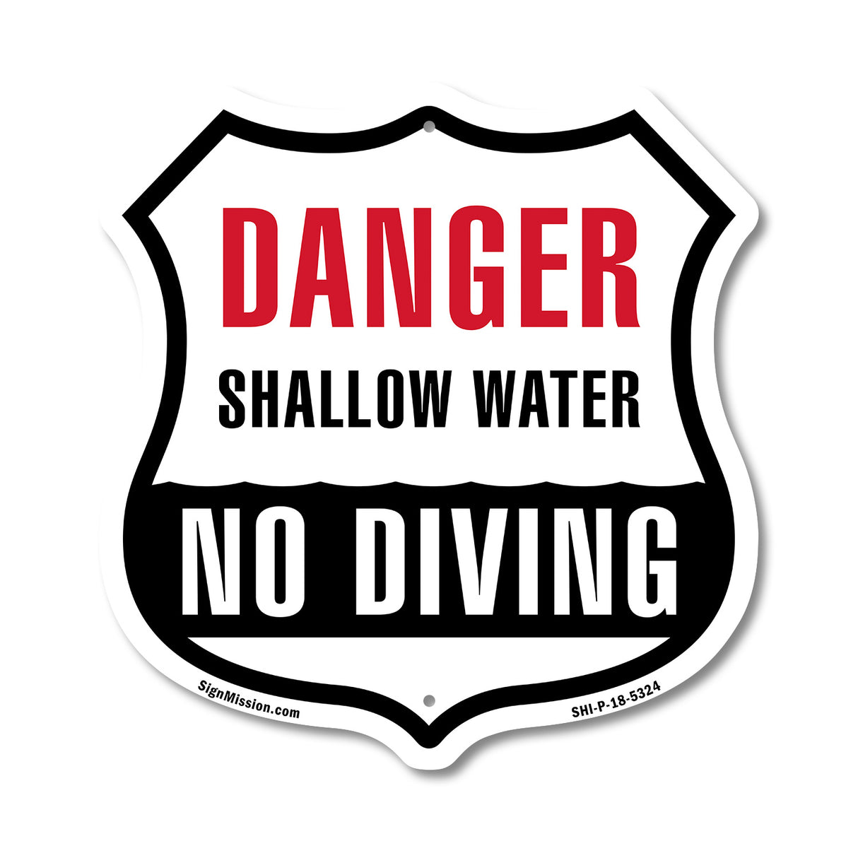Danger Shallow Water No Diving