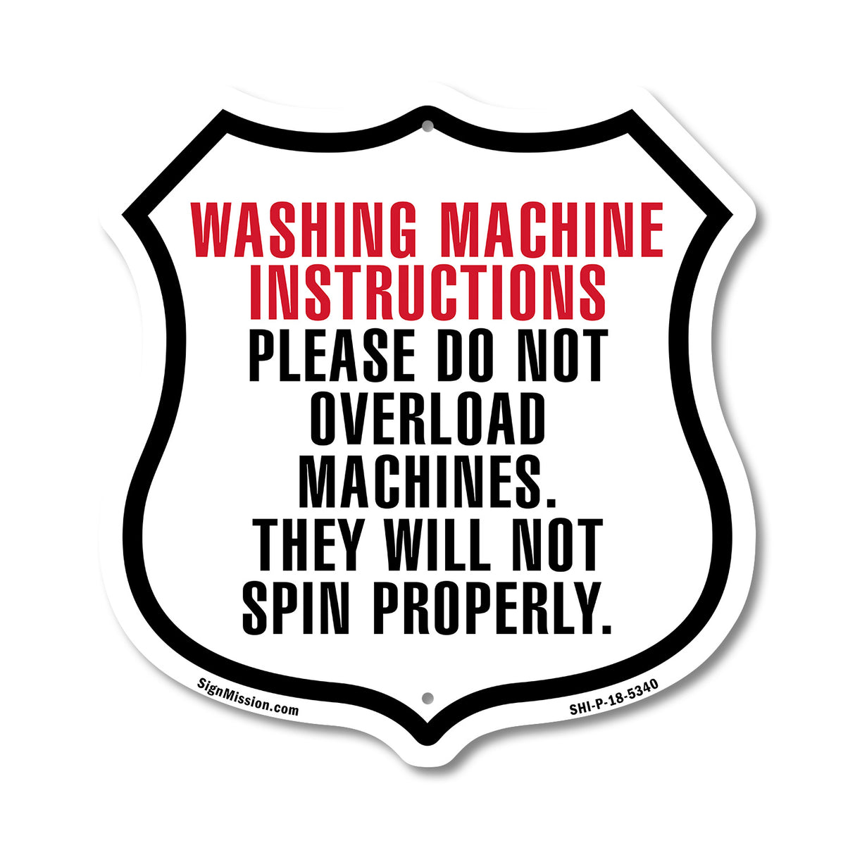 Washing Machine Instructions Please Do Not Overload Machines
