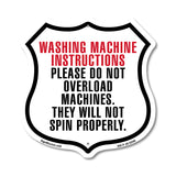 Washing Machine Instructions Please Do Not Overload Machines
