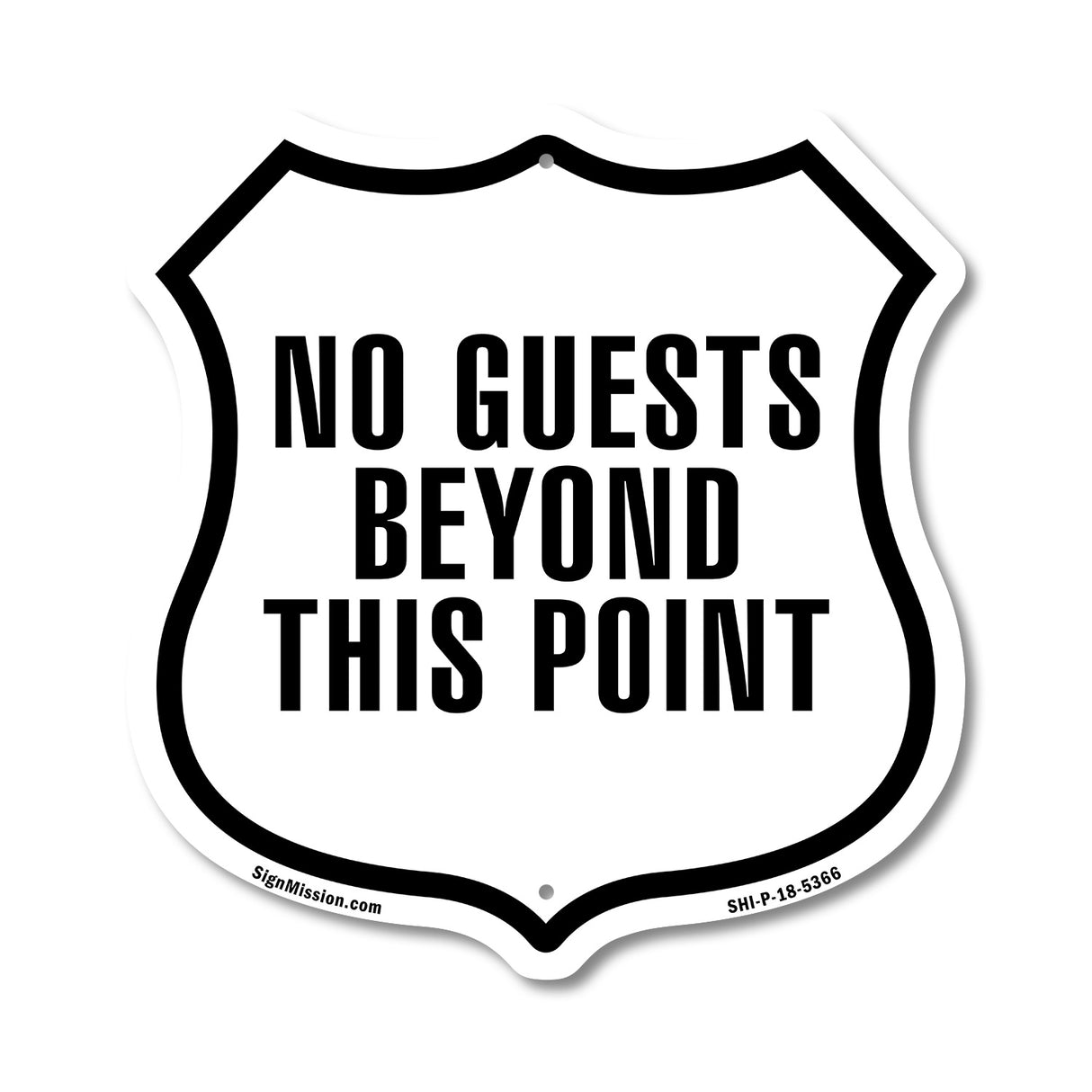 No Guests Beyond This Point