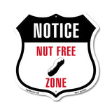 Notice Nut Free Zone