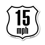 15 MPH Miles Per Hour