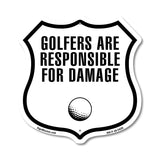 Golfers Are Responsible For Damage