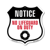 Notice No Lifeguard on Duty