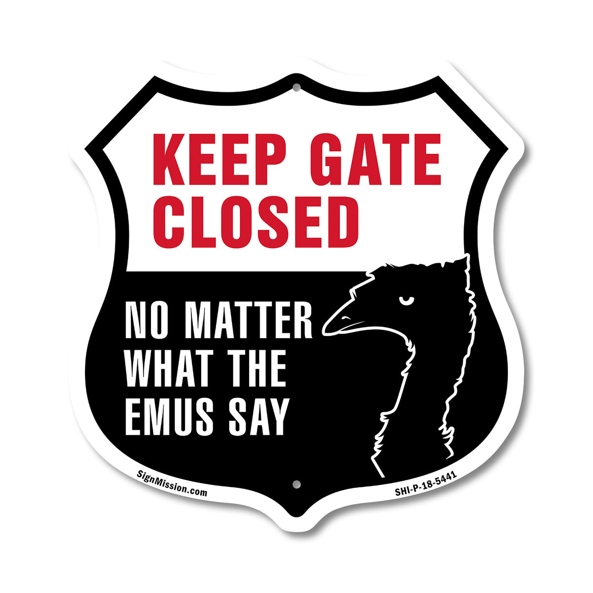 Keep Gate Closed No Matter What The Emus Say