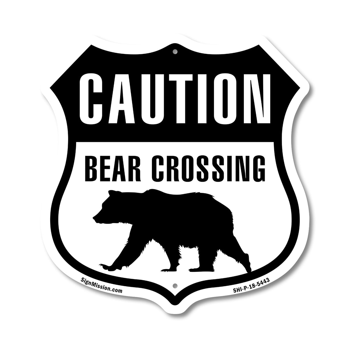 Caution Bear Crossing