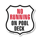 No Running On Pool Deck