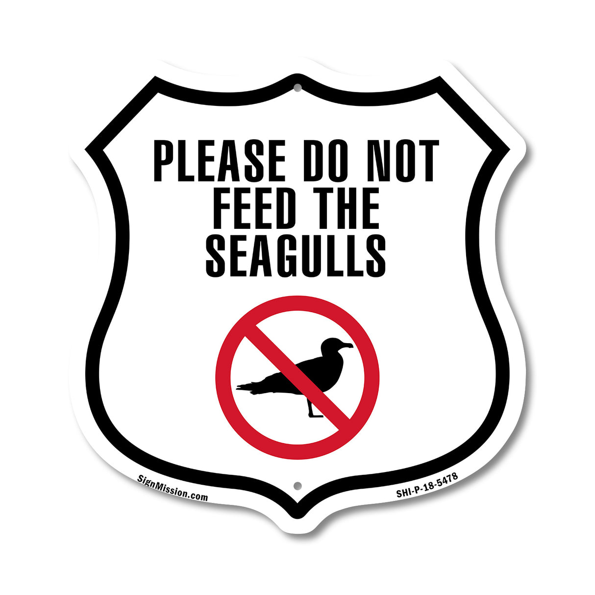 Please Do Not Feed The Sea Gulls